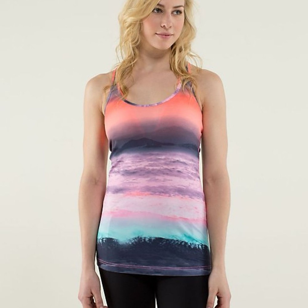 Lululemon Cool Racerback Beachscape Multi